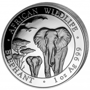1 Unze Silber Elefant 2015 ( Kein Internet-Verkauf )